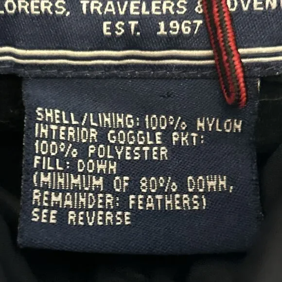 Polo Sport Ralph Lauren Down Puffer Coat Mens XXL Large Black Hood Ski Quiet Lux - Picture 5 of 6